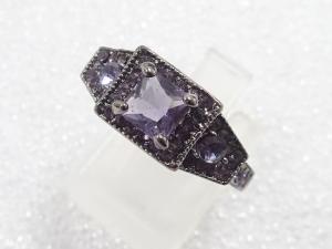 色石　指輪(16.5号)